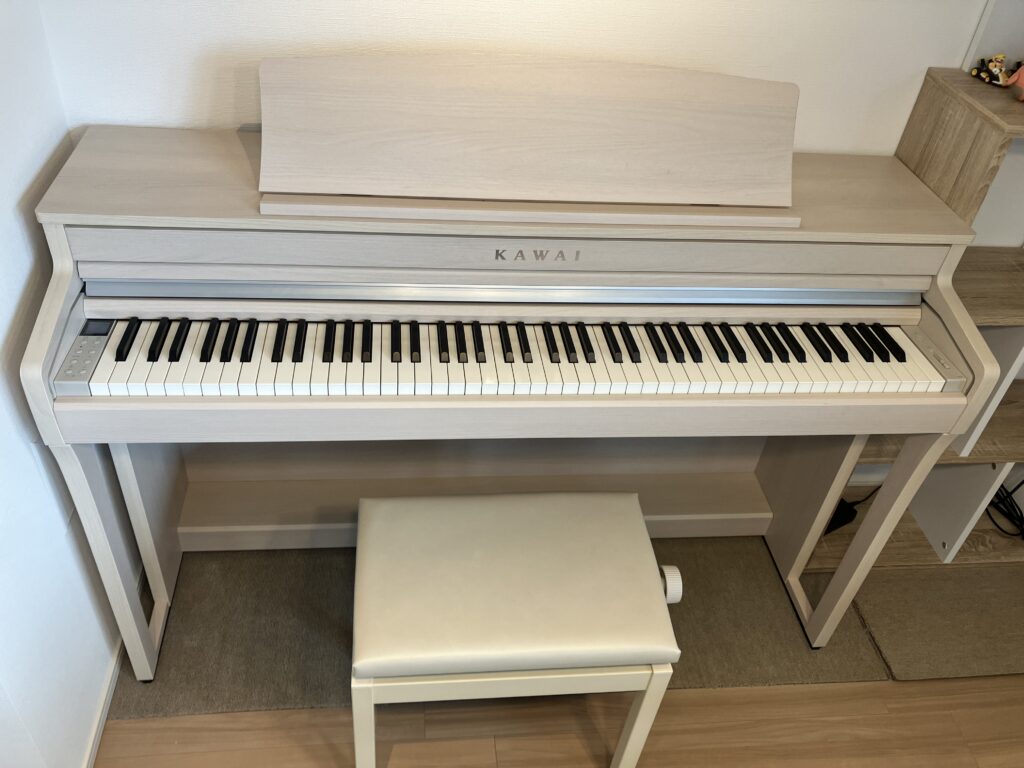 カワイ電子ピアノCA４９の全体写真