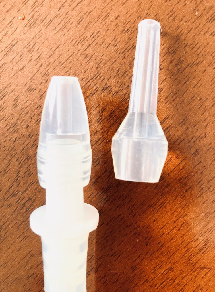 付属のノズルとボンジュールを比較